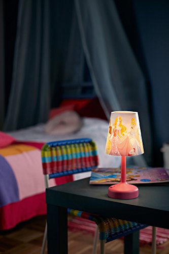 Philips Disney Princess LED Tischleuchte / Nachttischleuchte Plastik 0.6 W Pink 717962816 - 4