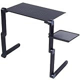 Mesa para ordenador, Base ajustable y plegable para Laptop con Soporte para...