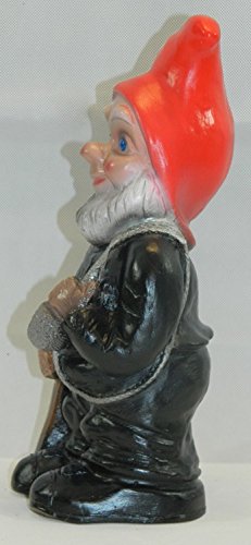 Gartenzwerg Schornsteinfeger aus bruchfestem PVC Zwerg Made in Germany Figur - 5