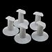 5x Salon DIY Nail Art Painting Hard Plastic Finger Stand Support Rest Holder - White, 3x1.5cm