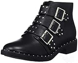 botas negras bajas con tachuelas  COOLWAY Chip, Botines para Mujer, Negro (Nvbk 001), 40 EU