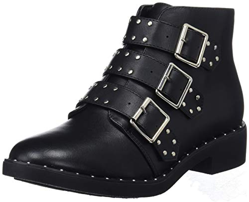 COOLWAY Chip, Botines para Mujer, Negro (Nvbk 001), 38 EU