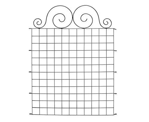Metall Teichzaun – Set „Merscheid“ 11 tlg. anthrazit – 375 x 80/100 cm, Tiergehege, Gartenzaun, Campingzaun Steckzaun Zaunmatte Hundezaun Katzenzaun Hühnerzaun Rankhilfe - 2