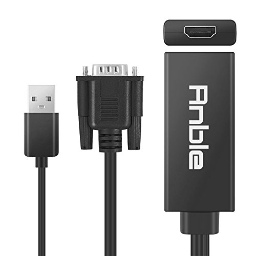 Anble VGA Adapter Konverter 1080p Video Auf HDMI Kabel Vom Desktop/ Laptop/ PC/ Notebook/ PC/ HD TV-box zu HDTV/ Monitor/ Projektor - 8