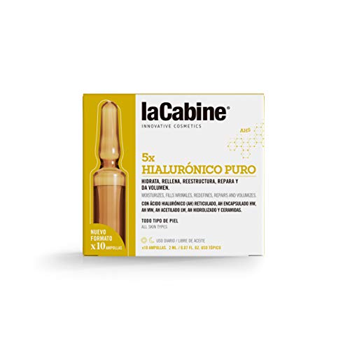 La cabine ampollas hialurnico xh5 10 x 2 ml