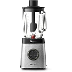 Philips HR3655/00 Blender Avance Collection 1400 W, Bol en Tritan 2,2 litres, 2 gourdes, Technologie ProBlend 3Dc