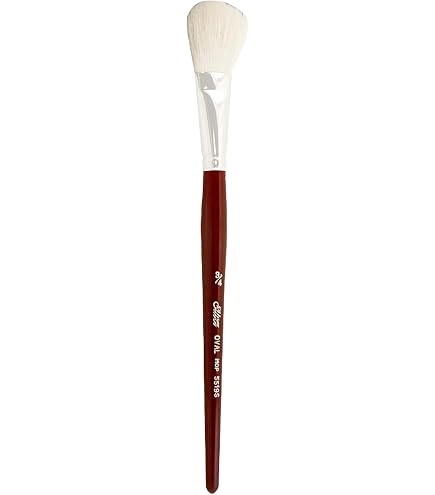 Pinceau Jumbo Royal & Langnickel - Taille 40 Filbert - Taklon Blanc - Pour Huile Et Acrylique