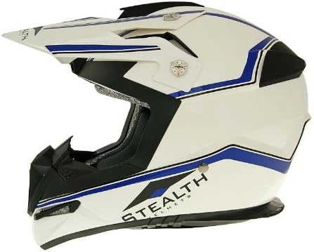 Motocross Helmet XXL VM23895 Vega Motocross Stealth White 63/64