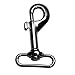 Produktbild Karabinerhaken,Bolzenkarabiner,Schließe, Wirbel, 30x65mm Größe, vernickelt, 5 Stücke