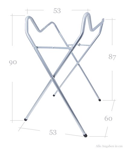 Babybadewanne + Ständer + Badesitz 102cm - 5