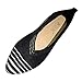 Produktbild Sillor Erbsenschuhe Damen Halbschuhe Casual Mode Pointed Toe Slip On Einzelne Schuhe Bequem Freizeitschuhe Faule Schuhe for Alltag, Arbeit, Party