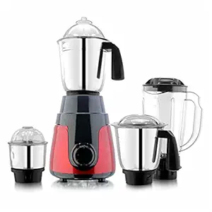 Genova 750w Juicer Mixer Grinder with 3 Stainless Steel jar & 1 Juicer Jar