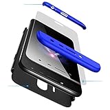 【Protección de 360 grados】:Funda Compatibles para Samsung Galaxy J5 2017 + Cristal templado，frente y detrás Cáscara dura de la PC,un sentido fuerte de la seguridad,diseñada para Compatibles para Samsung Galaxy J5 2017, 360 grados de protección perfecta de su teléfono.
