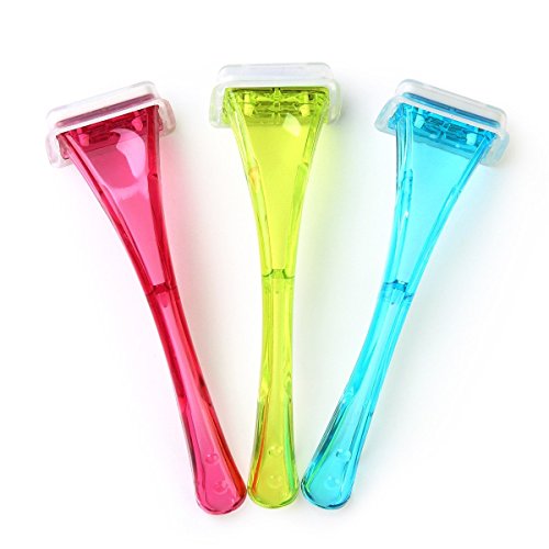 QSHAVE Venus Women's Single Blade Disposable Bikini Trimmer --Pack of 3