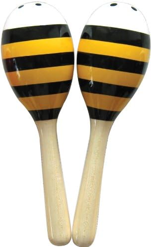 Percussion Workshop Wooden Bug Maracas (Bee)