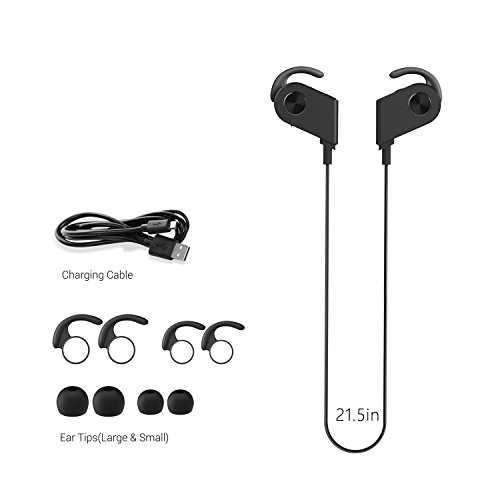 Auriculares Inal mbricos YXwin Auriculares Deportivos Bluetooth 4 1 in ear Con Micr fono para Iphone iPad Sony Huawei PS4 Samsung y otros m viles Android - Negro reviews Auriculares Inal mbricos YXwin Auriculares Deportivos Bluetooth 4 1 in ear Con Micr fono para Iphone iPad Sony Huawei PS4 Samsung y otros m viles Android - Negro