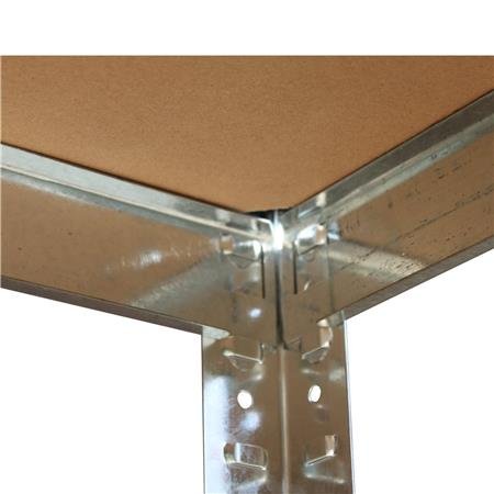 Steckregal 160x160x40 cm + kostenloser Versand / 640 kg Lagerregal Werkstattregal Schwerlast-Regal - 2