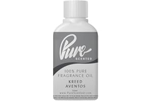 PURE SCENTED Kreed Aventos Fragrance Oil - 50ml Suitable for Candles, Wax Melts, Cosmetics, Diffusers, Soaps (Kreed Aventos)