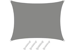 AMANKA 98% protección UV: toldo impermeable 1,5 x 2 m – Toldo para terraza y jardín, protección solar, balcón, vela para terraza