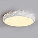 Produktbild XE Schlafzimmer Lichter Kreisförmigen Deckenleuchten Führte Raum Lichter Modernen Einfachen Raum Lichter Kuppel Licht,65 * 10cm,Dreifarbiges Licht