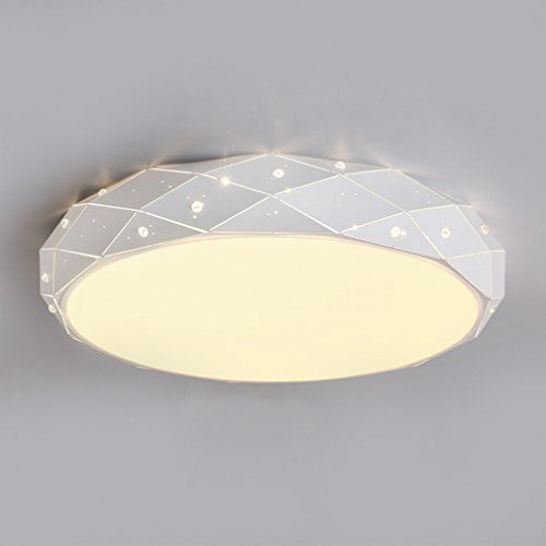 Preisvergleich Produktbild XE Schlafzimmer Lichter Kreisförmigen Deckenleuchten Führte Raum Lichter Modernen Einfachen Raum Lichter Kuppel Licht,65 * 10cm,Dreifarbiges Licht