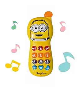 SIZZLER TOYS Presents Kids Musical Toy Telephone Mobile for Kids Musical Mobile / Musical Toy , {Colours May be Vary} Size About -16 x 6 x 3 cm; 89 Grams Different Cartoon Character