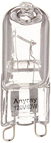 Preisvergleich Produktbild Anyray a1718y 40 W 120-volt Halogen G9 Sockel Glühbirne, Porzellanperlen