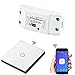 Produktbild TEEPAO WiFi Wireless Fernbedienung Smart Switch Modul mit Timer, kompatibel mit Alexa Echo Home Google Assistent IFTTT Google Nest, Handy-App für iOS Android WiFi Switch + Rf 1 Gang Switch