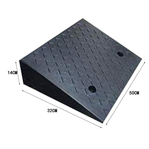 Preisvergleich Produktbild Hoteleingang Uphill Pad, Verkehrsanlage Verzögerung Pad Fahrrad Einkaufswagen Kinderwagen Rutschfeste Matte Slope Pad (größe : 50 * 32 * 14CM)