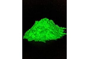 POLYMENT GMBH Polvere Luminosa Premium di Polyment Profi - Molto Brillante nella Polvere di Colore luminescente Scuro. Polvere luminescente Auto-Luminosa, pigmenti (Verde, 100grammo)