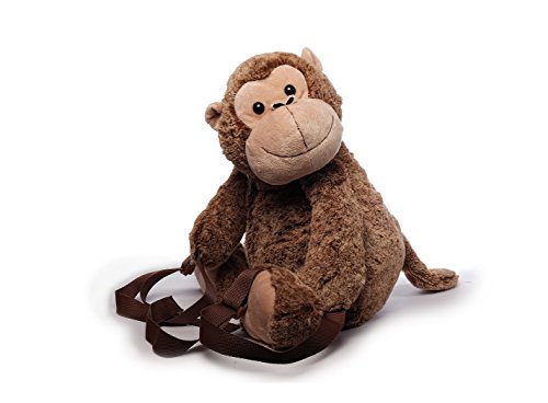 Preisvergleich Produktbild Inware 5604 - Kinder Rucksack, Motiv Affe, braun-meliert