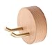 Produktbild perfeclan Holz Wandhaken Haken Mehrzweckhaken für Hängende Stecker, für Badezimmer, Friseursalon, Hotel, Schönheitssalon usw. - Hellbraun