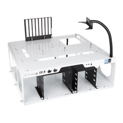 Preisvergleich Produktbild DimasTech Easy V3.0 offen weiß Computer-Gehäuse