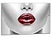 Produktbild LEINWANDBILD auf Keilrahmen A05216 SEXY LIPS LADY ROT Deko 120 x 80 cm