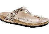  BIRKENSTOCK Damen Gizeh Birko-Flor Schmal Kupfer Leder Sandalen 38