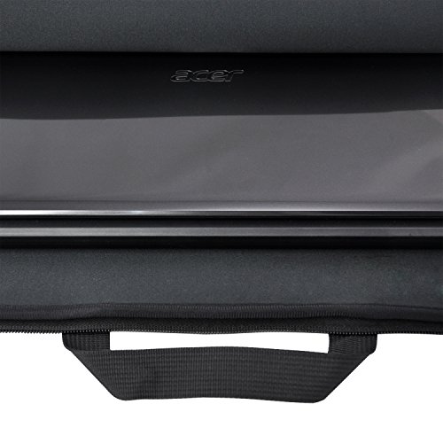 TRIXES Stilvolle schwarze 15,6-Zoll Laptoptasche Notebook-Tasche Laptop-Hülle für Dell Sony HP - 4