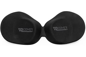 VR Cover Lens Cover for Meta Quest 3, Quest 2, Pico Neo3 Link, Pico Neo3 Pro, and Pico Pro Eye (Black)