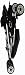 Duo Twin Tandem Double Pushchair complete with 2 seat units, fully reclining lie back at the rear for newborn, front seat from 6 months.Comes complete with free rain cover. Silver Chassis Black Midnight