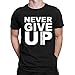 Produktbild BHYDRY Männer Casual T-Shirt Slim Fit T-Shirt Druck Tops Slim Fit Shirt Oansatz Bluse