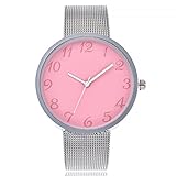 IGEMY Kleine frische Quarzuhr für Mädchen, spezielle Marmorarmbanduhr (E)