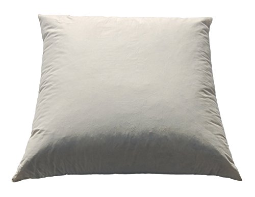 Federkissen 50×50 cm 50% Mehrfüllung halbweiße Gänse- und Entenfeder extra bauschig Füllung ca. 840 g - 5