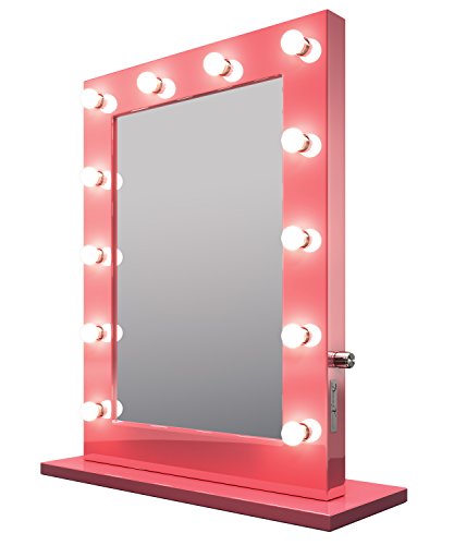 Rosa Hollywood Theater-Garderobe LED-Schminkspiegel k153WW