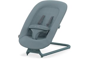 CYBEX Gold LEMO Bouncer, Babysitter med komfortinlägg för barn, Passar med CYBEX LEMO barnstol-system, Från födseln till 3 år (ca 15 kg), Stone