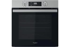 WHIRLPOOL Four Intégrable Multifonction 71l 60cm Pyrolyse Inox - OMR551RROX