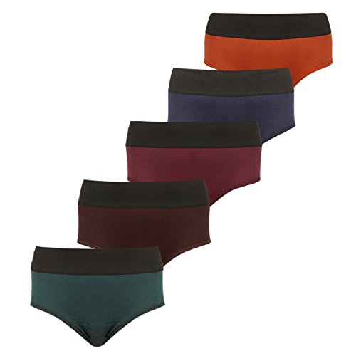 Stuby Womens Plain Dark color Hipster Panty(Pack of 5) RS.389 (66.00% Off) - Amazon