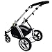 i-Safe System - Hot Chocolate Trio Travel System Pram & Luxury Stroller 3 in 1 Complete With Car Seat + Footmuff + Carseat Footmuff + RainCovers