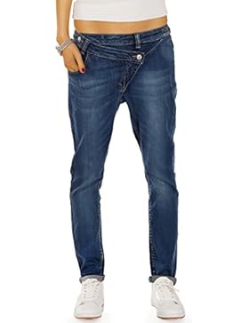 Bestyledberlin Damen Baggy Jeans, Relaxed Fit Boyfriend Baggyjeans, Skater Denim Hosen Low Rise j77e