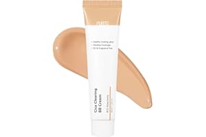 PURITO| Cica Clearing BB Cream, #15 Rose Ivory, 1 fl.oz/30 ml, bb cream vegana, fondotinta, non testata sugli animali