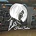 Produktbild shentop Etiqueta engomada del salón Mujer Peluquería Cabello Belleza Spa Decal Corte de Pelo Carteles Vinilo Tatuajes de pared Decoración Decoración Mural Salón Sticker58 * 71 cm