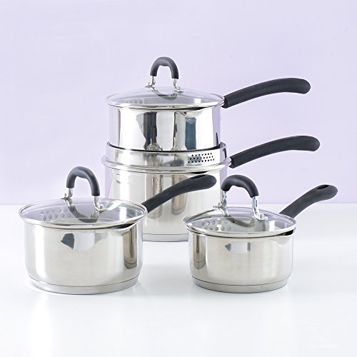 ProCook Gourmet Steel Saucepan Set 4 Piece - SUMMER DEAL!